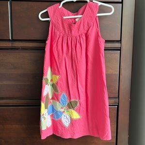 Mini Boden Floral Embroidered Dress